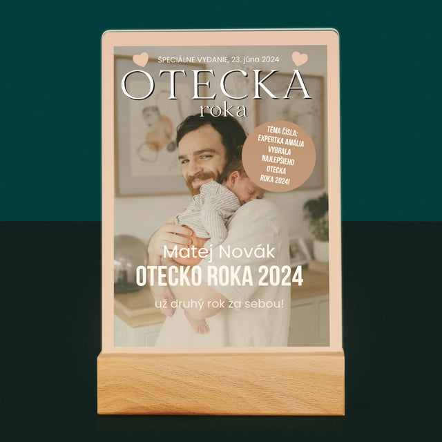 Okładka Magazynu: Tatuś Roku - Wydruk Na Szkle Akrylowym | SK