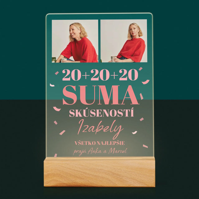 Fotokoláž: Suma Skúseností - Tlač Na Akrylové Sklo 