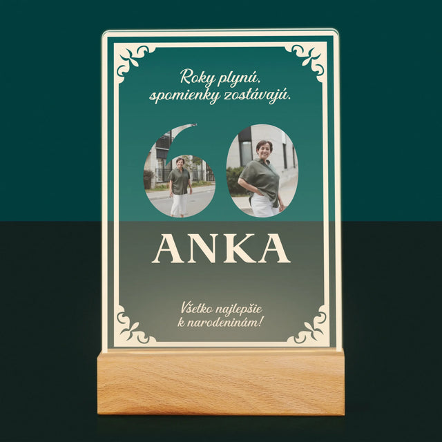Slovo Z Fotografií: Roky Plynú - Tlač Na Akrylové Sklo 