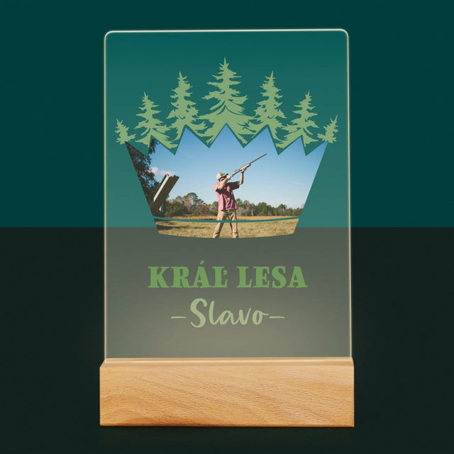 Tvar Z Fotografií: Kráľ Lesa - Tlač Na Akrylové Sklo 