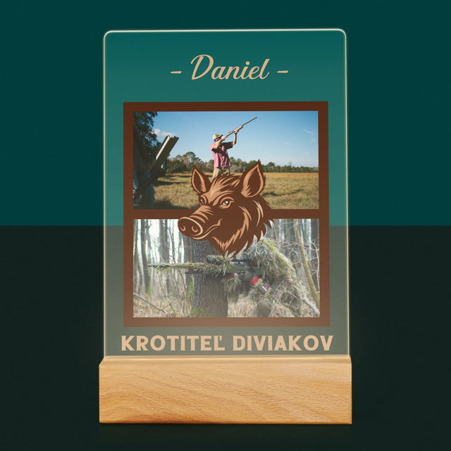 Fotokoláž: Krotiteľ Diviakov - Tlač Na Akrylové Sklo 