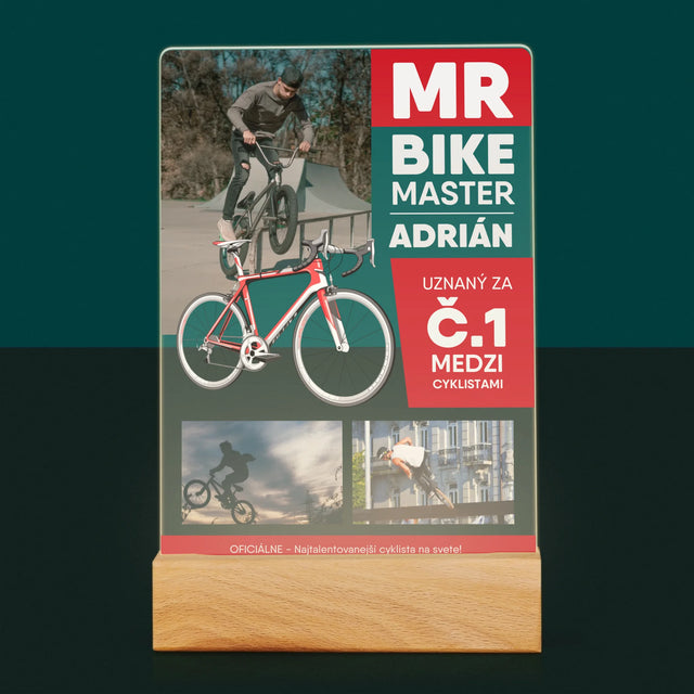 Obálka Časopisu: Mr Bike Master - Tlač Na Akrylové Sklo 