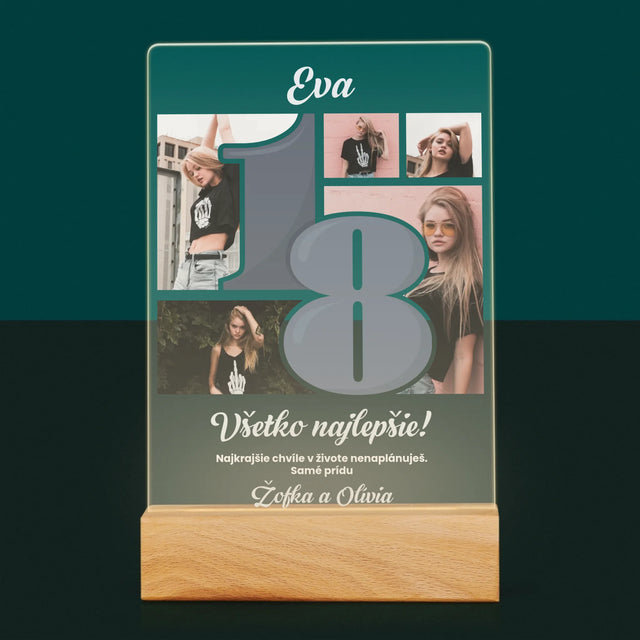 Fotokoláž: 18 Najkrajšie Chvíle - Tlač Na Akrylové Sklo 
