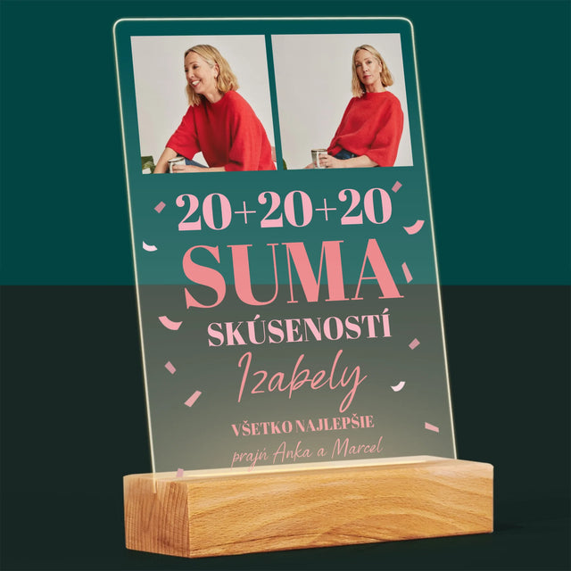 Fotokoláž: Suma Skúseností - Tlač Na Akrylové Sklo 