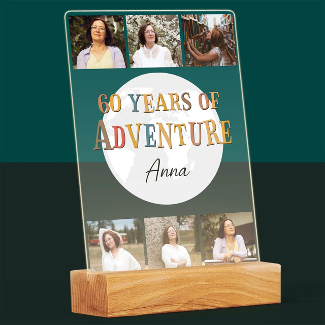 Fotokoláž: 60 Years Of Adventure - Tlač Na Akrylové Sklo 