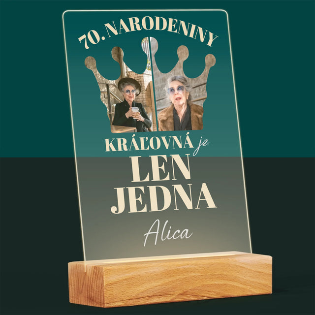Tvar Z Fotografií: 70. Narodeniny Kráľovná - Tlač Na Akrylové Sklo 