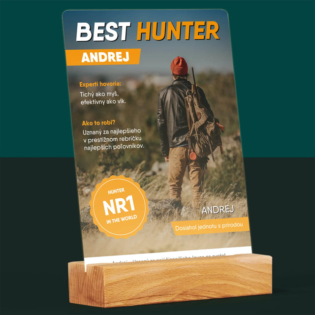 Obálka Časopisu: Best Hunter - Tlač Na Akrylové Sklo 