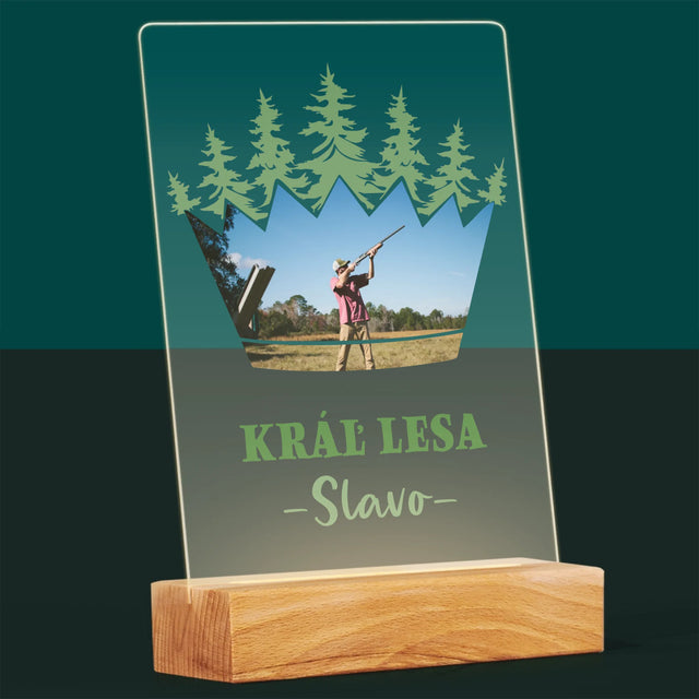 Tvar Z Fotografií: Kráľ Lesa - Tlač Na Akrylové Sklo 