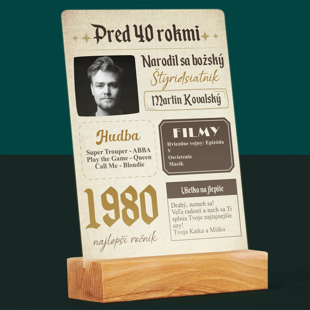 Obálka Časopisu: Pred 40 Rokmi - Tlač Na Akrylové Sklo 