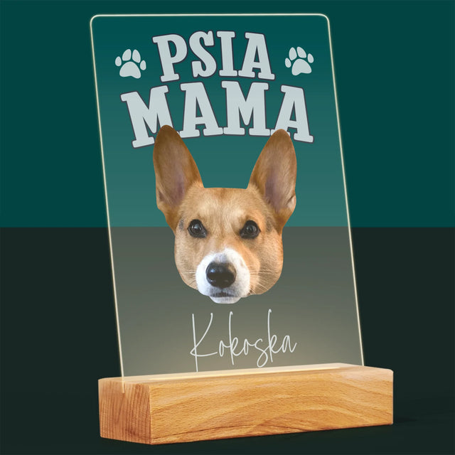 Tvoja Postava: Psia Mama - Tlač Na Akrylové Sklo 
