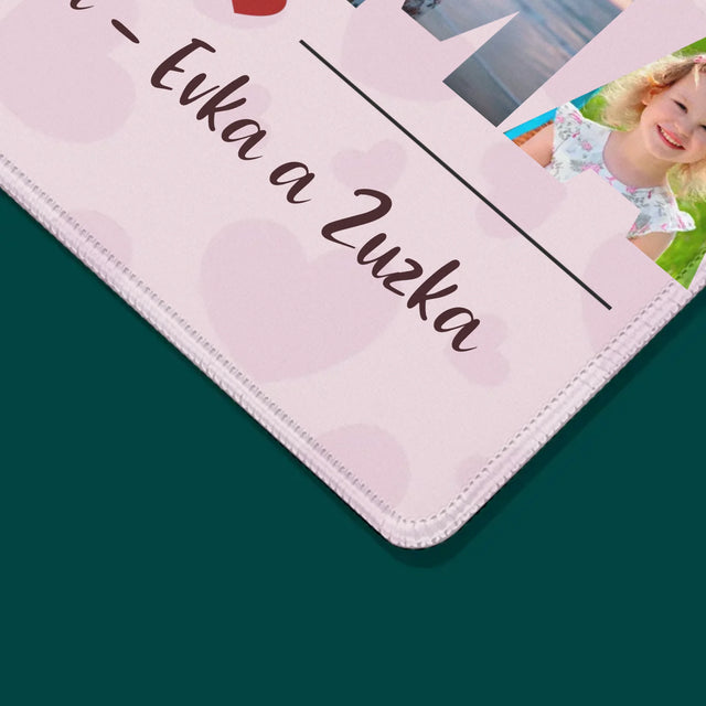Slovo Z Fotografií: Mama Z Tvojich Fotografií - Podložka Pod Myš