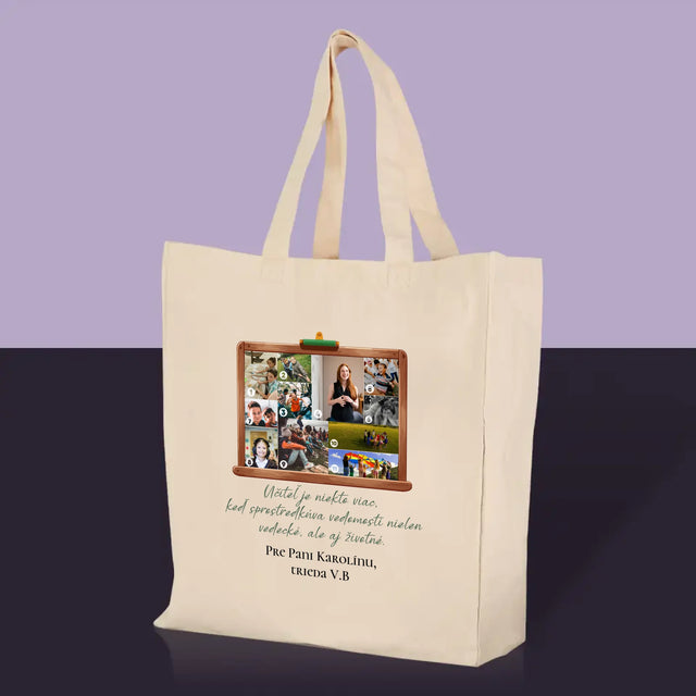Tvar Z Fotografií: Učiteľ Je Niekto Viac - Plátená Taška