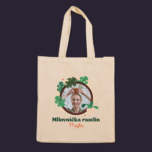 Fotografia A Podpis: Milovníčka Rastlín - Plátená Taška