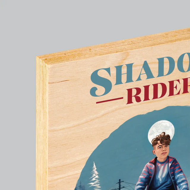 Tvoja Postava: Shadow Rider - Tlač Na Drevo (Vertikálne)