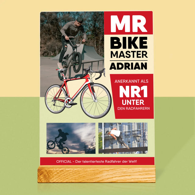 Okładka Magazynu: Mr Bike Master - Wydruk Na Szkle Akrylowym | DE