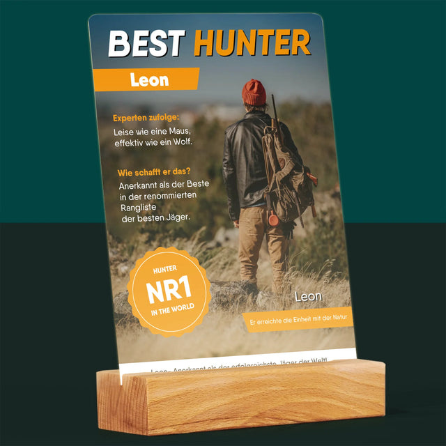 Okładka Magazynu: Best Hunter - Wydruk Na Szkle Akrylowym | DE