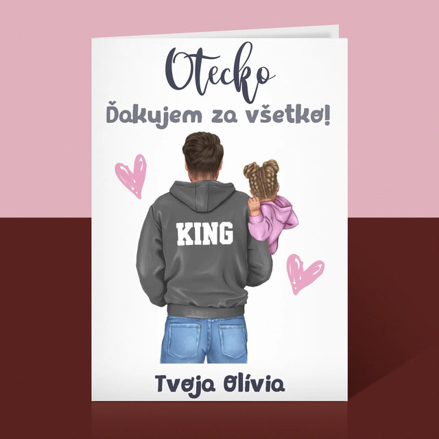 Tvorenie Postavy: Otec S Dieťaťom - Kartička S Prianiami