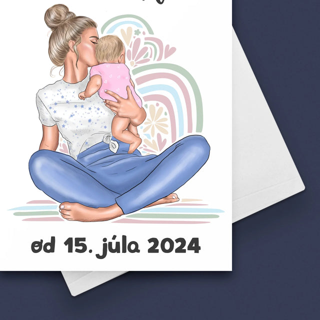 Tvorenie Postavy: Mladá Mama - Kartička S Prianiami