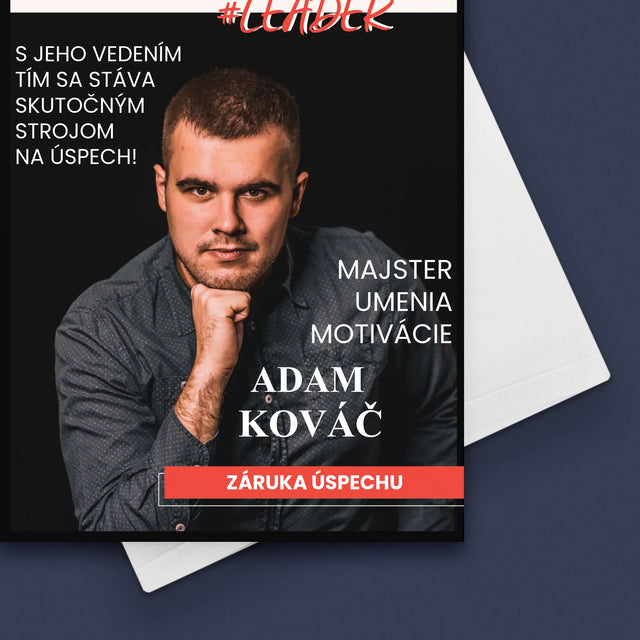 Obálka Časopisu: Team Leader - Kartička S Prianiami