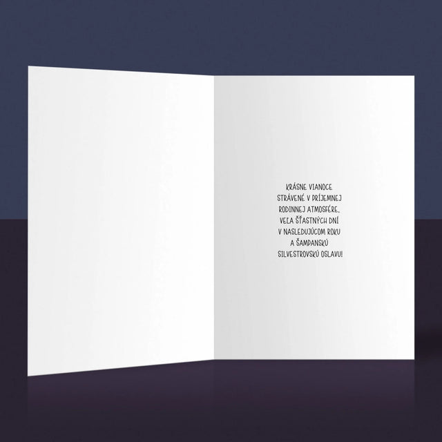 Tvorenie Postavy: Babka Veselé Vianoce - Kartička S Prianiami