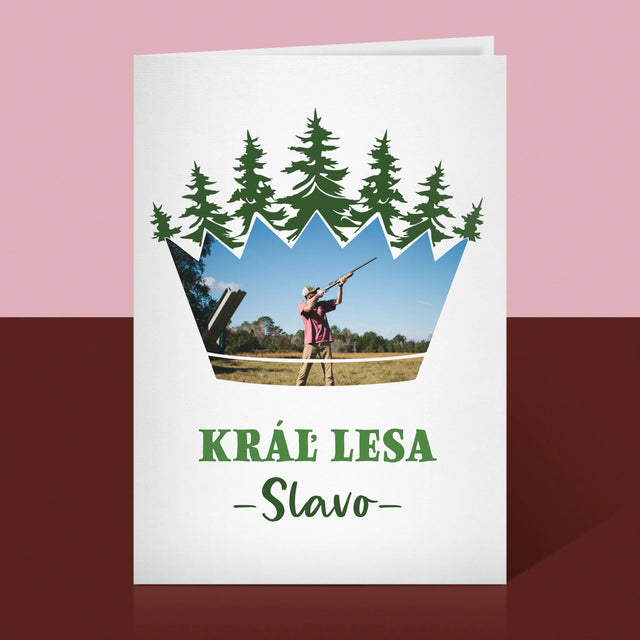 Tvar Z Fotografií: Kráľ Lesa - Kartička S Prianiami