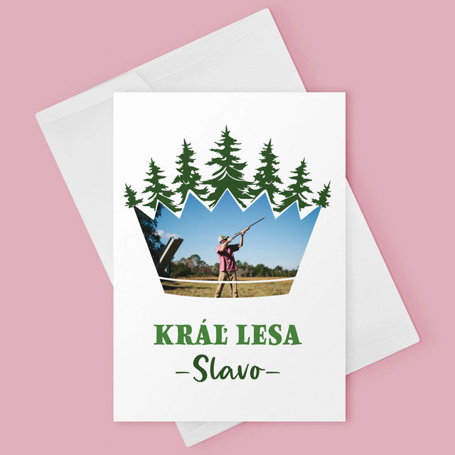 Tvar Z Fotografií: Kráľ Lesa - Kartička S Prianiami