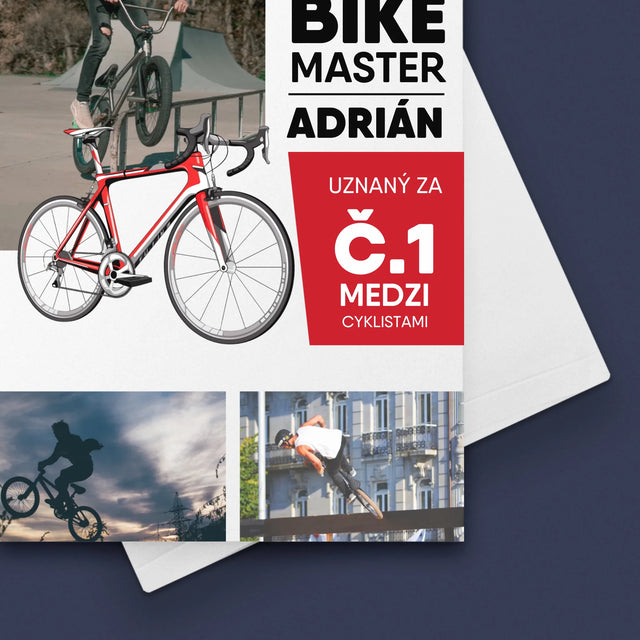 Obálka Časopisu: Mr Bike Master - Kartička S Prianiami