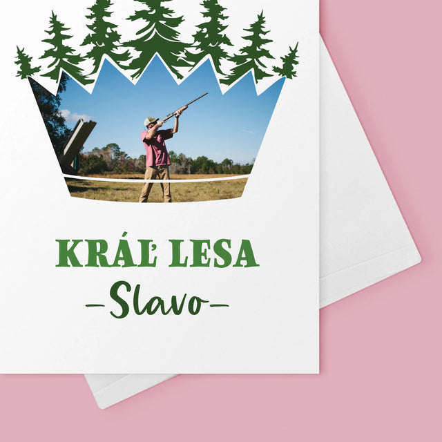 Tvar Z Fotografií: Kráľ Lesa - Kartička S Prianiami
