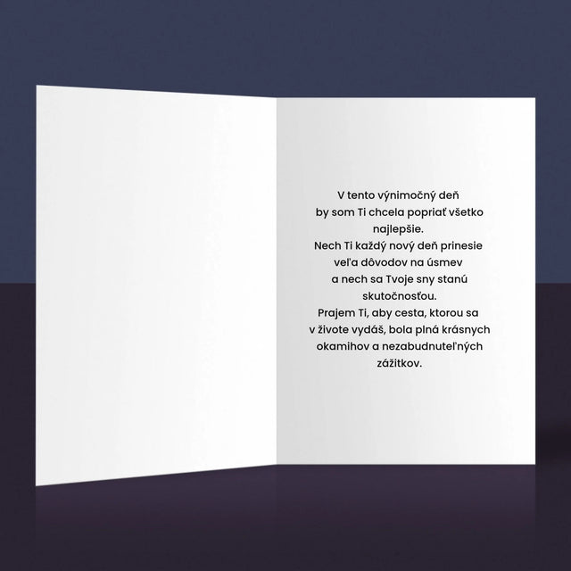 Tvar Z Fotografií: 60. Narodeniny Puzzle - Kartička S Prianiami