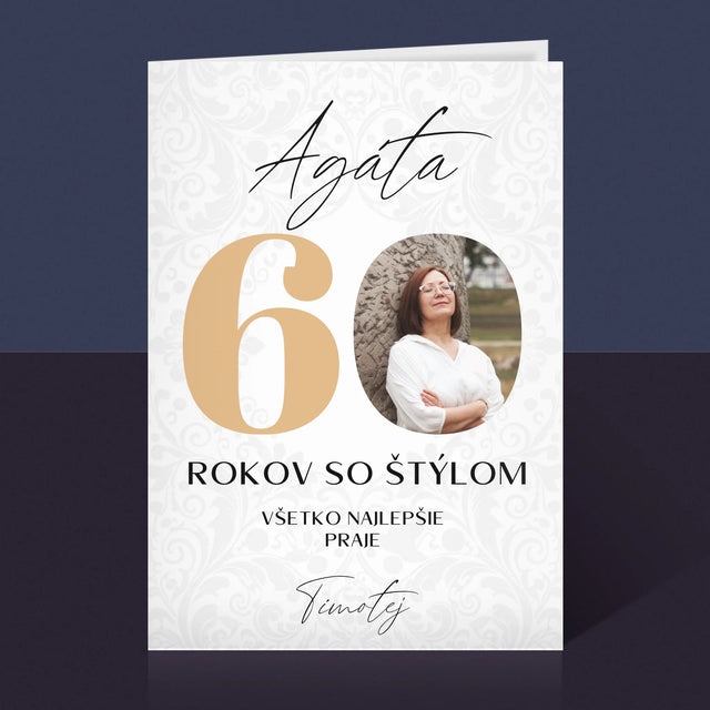 Fotografia A Podpis: 60 Rokov So Štýlom - Kartička S Prianiami