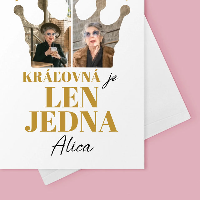 Tvar Z Fotografií: 70. Narodeniny Kráľovná - Kartička S Prianiami