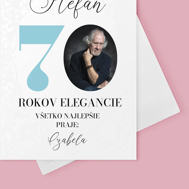 Fotografia A Podpis: 70 Rokov Elegancie - Kartička S Prianiami