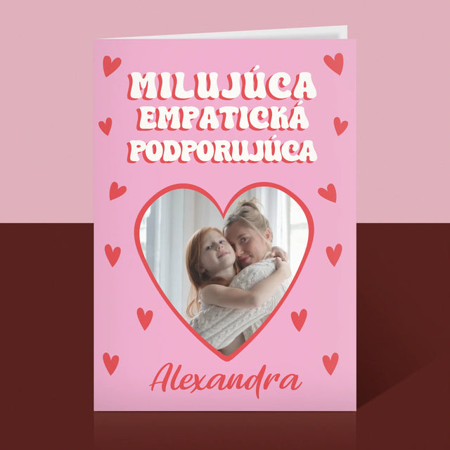 Fotografia A Podpis: Vlastnosti Maminky - Kartička S Prianiami