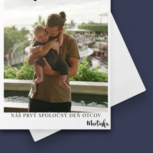 Fotografia A Podpis: Prvý Deň Ocka - Kartička S Prianiami