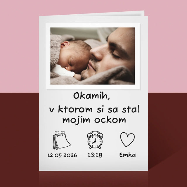 Fotografia A Podpis: Stal Si Sa Ockom - Kartička S Prianiami