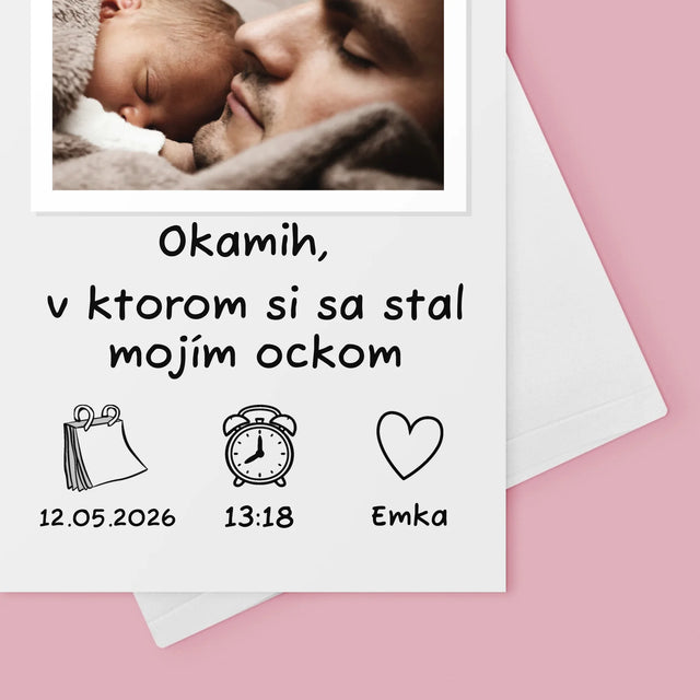 Fotografia A Podpis: Stal Si Sa Ockom - Kartička S Prianiami