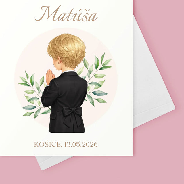 Tvorenie Postavy: Prijímanie Chlapec - Kartička S Prianiami