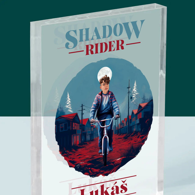 Tvoja Postava: Shadow Rider - Akrylový Blok (Vertikálne)