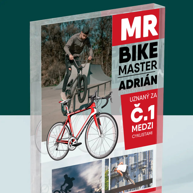 Obálka Časopisu: Mr Bike Master - Akrylový Blok (Vertikálne)