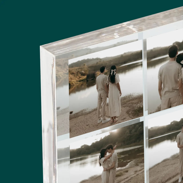 Fotokoláž: Spotify 4 Fotografia - Akrylový Blok (Vertikálne)