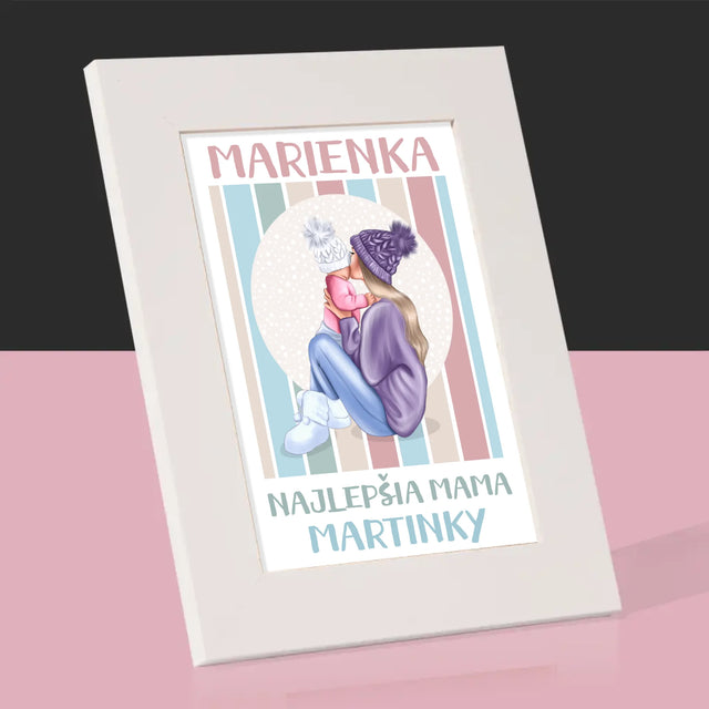 Tvorenie Postavy: Najlepšia Mama - Rámček Na Fotografiu (Vertikálne)