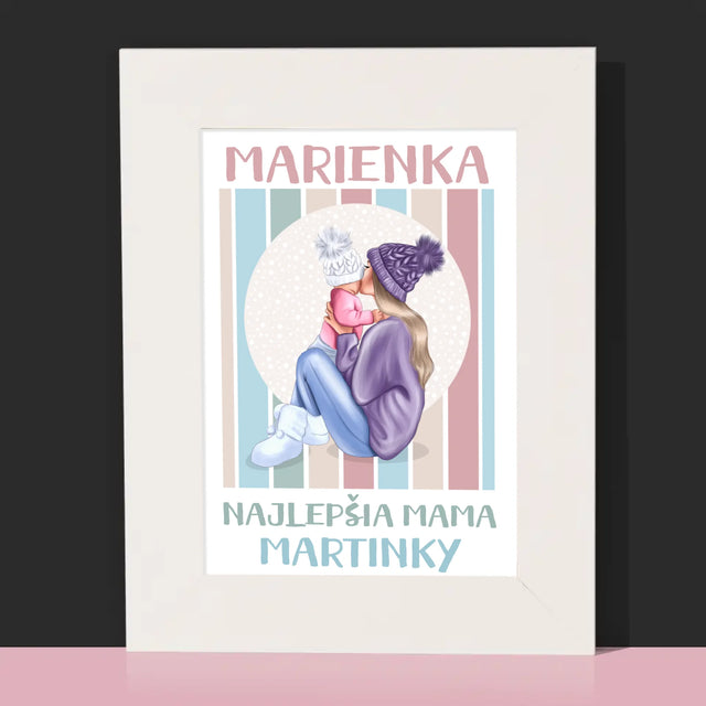 Tvorenie Postavy: Najlepšia Mama - Rámček Na Fotografiu (Vertikálne)
