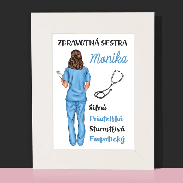 Tvorenie Postavy: Vlastnosti Zdravotnej Sestry - Rámček Na Fotografiu (Vertikálne)