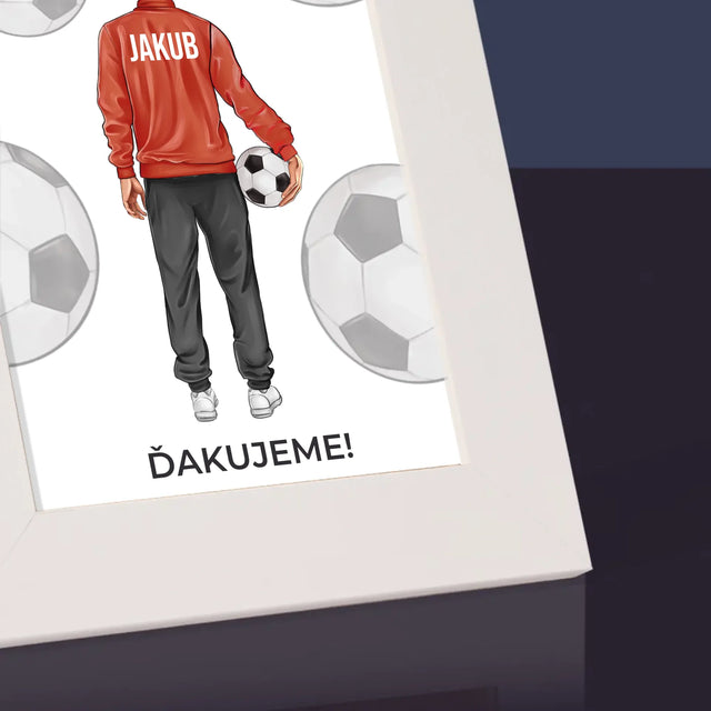 Tvorenie Postavy: Najlepší Tréner - Rámček Na Fotografiu (Vertikálne)