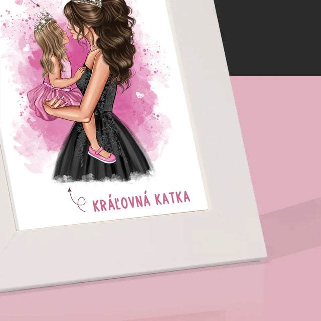 Tvorenie Postavy: Maminkina Princezná - Rámček Na Fotografiu (Vertikálne)