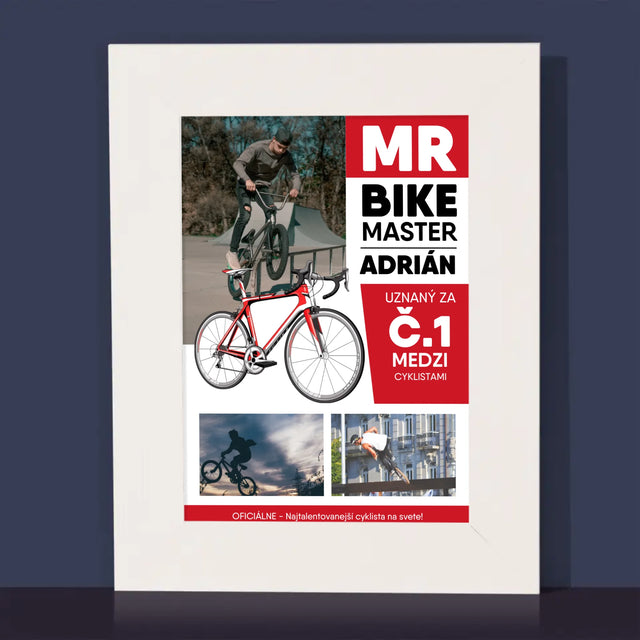 Obálka Časopisu: Mr Bike Master - Rámček Na Fotografiu (Vertikálne)