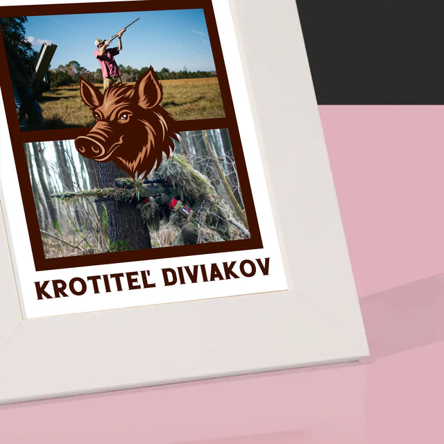 Fotokoláž: Krotiteľ Diviakov - Rámček Na Fotografiu (Vertikálne)