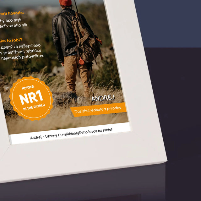 Obálka Časopisu: Best Hunter - Rámček Na Fotografiu (Vertikálne)