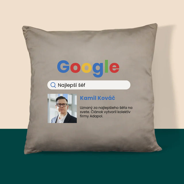 Fotografia A Podpis: Najlepší Šéf Výsledky Google - Vankúš 