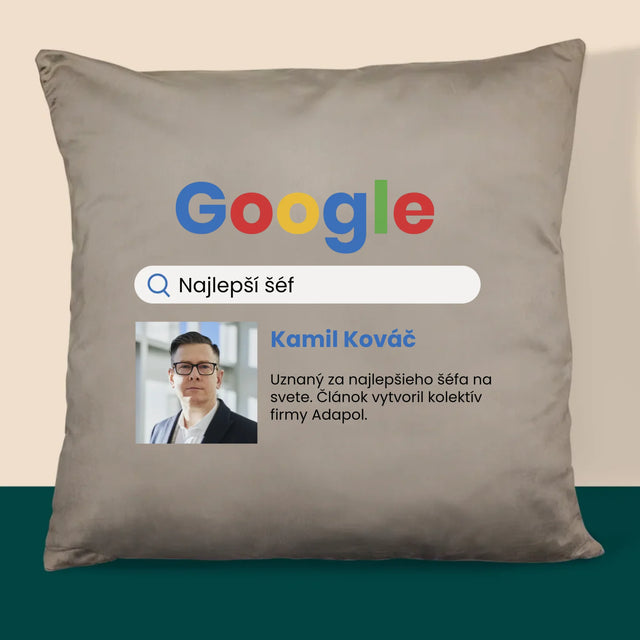Fotografia A Podpis: Najlepší Šéf Výsledky Google - Vankúš 